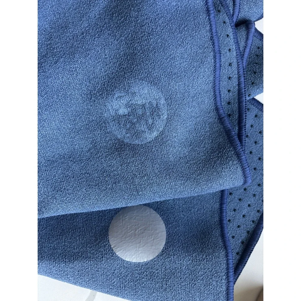 Yogitoes Manduka Vitality Yoga Towel Mat Blue 72